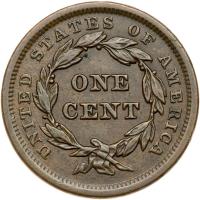 1840 Coronet Head 1C. Lg Date Sharpness of XF