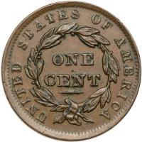 1837 Coronet Head 1C Sharpness of XF