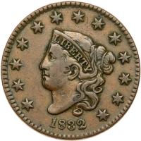 1832. Large letters and double profile - 2