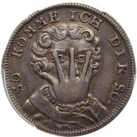 German States: Hamburg. Silver Medal, ND (1708) PCGS AU58 - 2