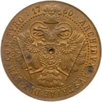 Austria. Brass Medal, 1760 XF