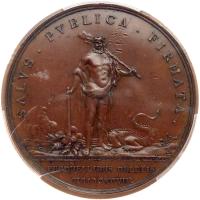 Russia. Bronze Medal, 1698 PCGS Unc