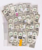 307-piece lot of $1.00 Federal Reserve Notes Series 1963-2013