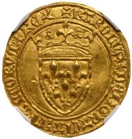 France. Ecu d'or, ND. NGC MS62 - 2
