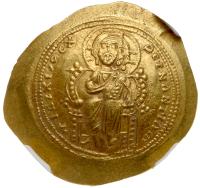 Constantine X, Ducas. 1059-1067. Gold Histamenon Nomisma (scyphate) (4.41g) 27mm - 2