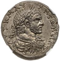 Caracalla, AD 198-217. Bl Tetradrachm (13.1g). 24 mm - 2
