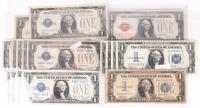 20-piece lot of $1.00 1928-1934 "Funy Back" Silver Certificates