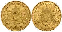 Hungary. Pair of 10 Korona's, 1904-KB and 1906-KB VF to XF