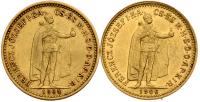 Hungary. Pair of 10 Korona's, 1904-KB and 1906-KB VF to XF - 2