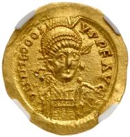 Germanic Invasions. Ca. Mid-late 5th Century AD. Gold Solidus (4.38g) 20mm - 2