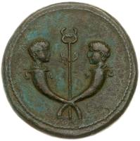 WITHDRAWN - Drusus, son of Tiberius, AD 23. AE Sestertius, (29.34 g) 36.5 mm - 2