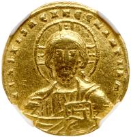 Basil II and Constantine VIII, 976-1025. Gold Histamenon Nomisma (4.34g), 20 mm