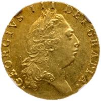 Great Britain. Guinea, 1794 NGC AU58