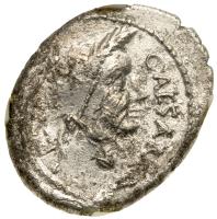Julius Caesar. assassinated 44 BC. Silver Denarius (4.02g), 19mm - 2