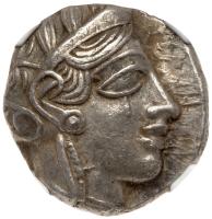 Attica, Athens. Ca. 440-404 BC. Silver Tetradrachm (17.18g), 23 mm