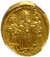 Heraclius, 610-641. Gold Solidus (4.45g) 20 mm
