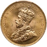 Canada 1914 George V $10.00 Gold. PCGS MS63