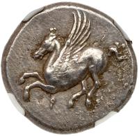 Corinthia, Corinth. 350-306 BC, Silver Stater (8.53 g) 21 mm