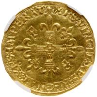 France. Ecu d'or au soleil, ND. NGC AU55