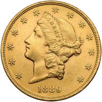 1889 $20 Liberty MS60