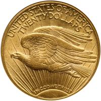 1914 $20 St. Gaudens NGC AU58 - 2