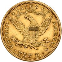 1907 $10 Gold AU50 - 2