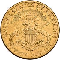 1906-S $20 Liberty Sharpness of XF - 2