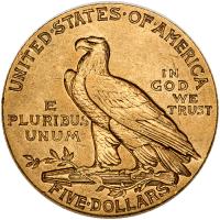 1908 $5 Indian VF30 - 2