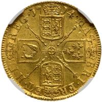 Great Britain. Guinea, 1714 NGC VF - 2