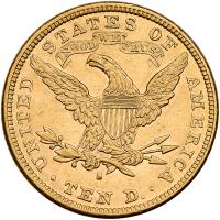 1881-S $10 Liberty AU55 - 2