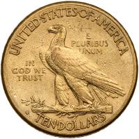1912-S $10 Indian EF45 - 2