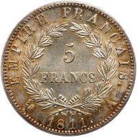 France. 5 Francs, 1811-A (Paris) PCGS MS61 - 2