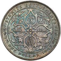 Straits Settlements. Dollar, 1907 Unc - 2