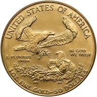 1986. $50.00 American Gold Eagle 1 ozt. Gem Uncirculated - 2