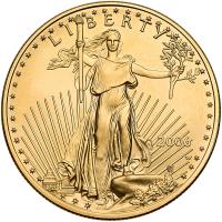 2006. $50.00 American Gold Eagle 1 ozt in Gem Unc