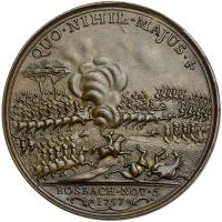 German States: Prussia. For victories at Lissa & Rosbach Bronze Medal, 1757 Choi - 2