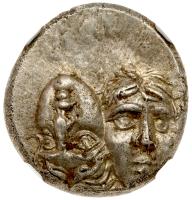 Thrace, Istros. Ca. 400-350 BC. Silver Drachm (5.58 g.) 18 mm