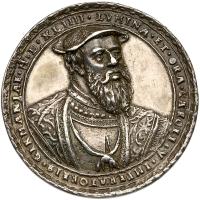 Austria. Holy Roman Empire. Cast Silver Medal, 1544 (in Roman numerals) XF