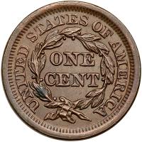 1854 Coronet Head 1C PCGS MS63 BN - 2