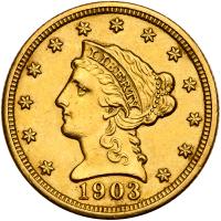 1903 $2.50 Gold Sharpness of About Unc