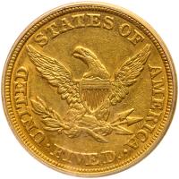 1849 $5 Liberty PCGS AU50 - 2