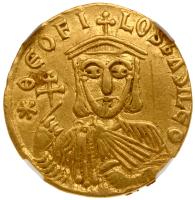 Theophilus, 829-842. Gold Solidus (4.44g) 20 mm - 2