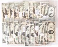 92-piece lot of $20.00 Federal Reserve Notes