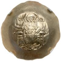 John II Comnenus, 118-1143. Electrum Aspron Trachy. (4.44g) 30mm