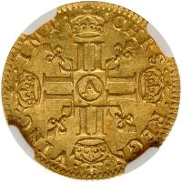 France. 1/2 Louis D' Or, 1642-A. NGC MS63 - 2