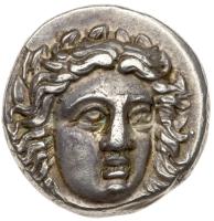 Carian Dynasts. Pixodaros, 341-336 BC. Silver Didrachm (6.97g) 20 mm XF - 2