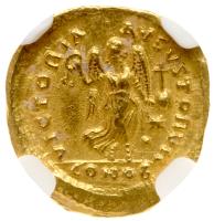 Theodosius II, AD 402-450. Gold Tremissis (1.49g) 13mm - 2