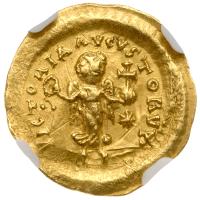Justin I, 518-527. Gold Tremissis, (1.47g),15mm - 2