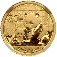 China (People's Republic). 20 Yuan, 2012. NGC MS70 - 2