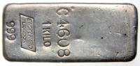 Engelhard London 999 Fine Kilo Bar